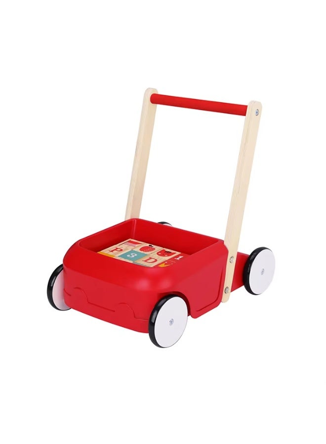 توكي توي TOOKY TOY – لعبة تعليمية خشبية للأطفال، طاولة المشي للأطفال واللعب التعليمي للأطفال الصغار - Image 2